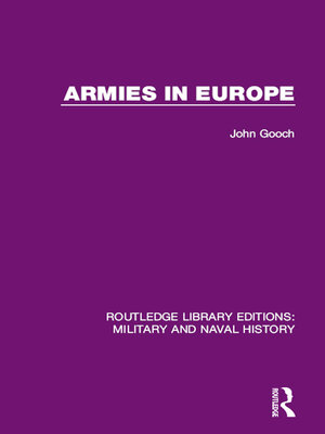 cover image of Armies in Europe
